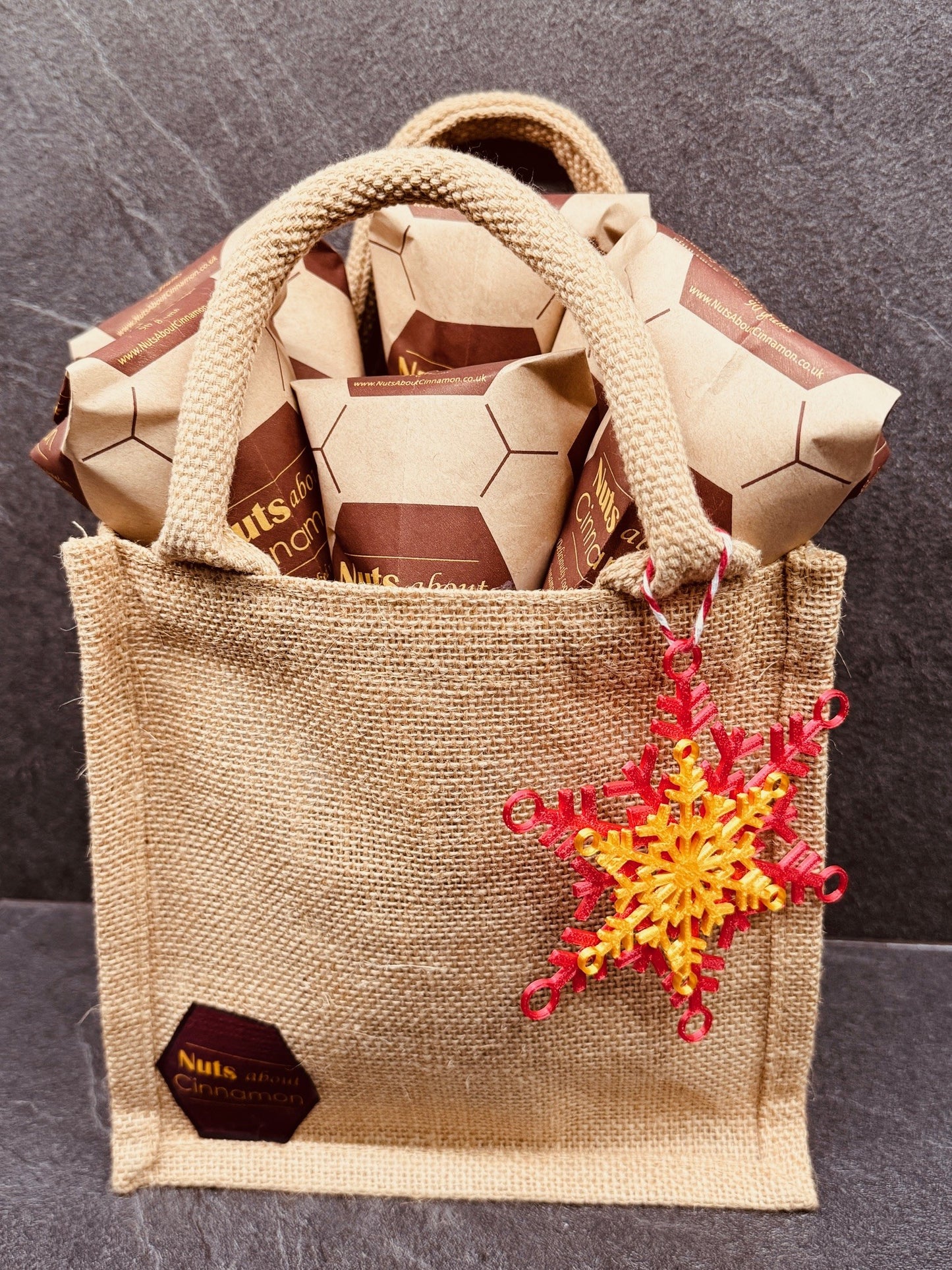 🎄Christmas🎄 Cinnamon Glazed Nut Cone Gift Bag