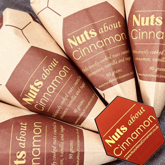 Cinnamon Glazed Nut Cone - 90 grams