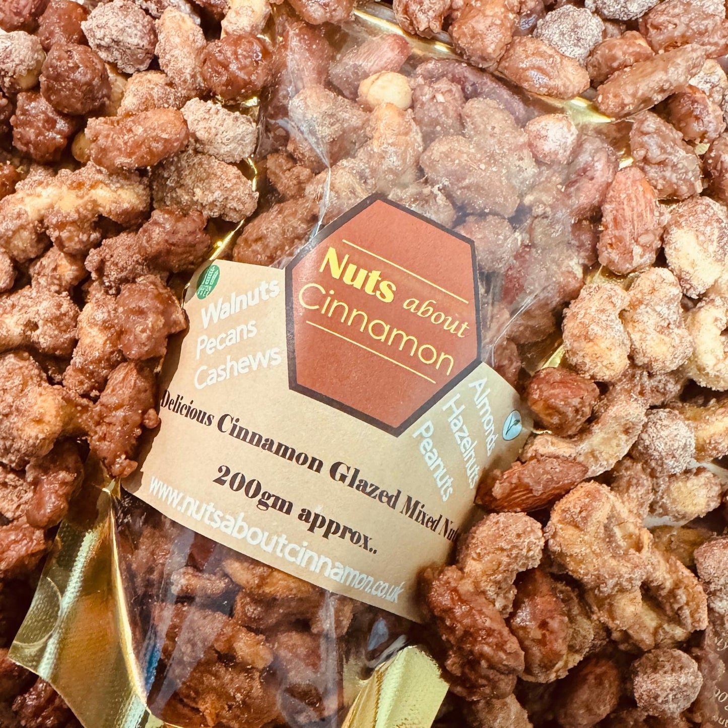 Cinnamon Glazed Nut Share Bag - 200 grams