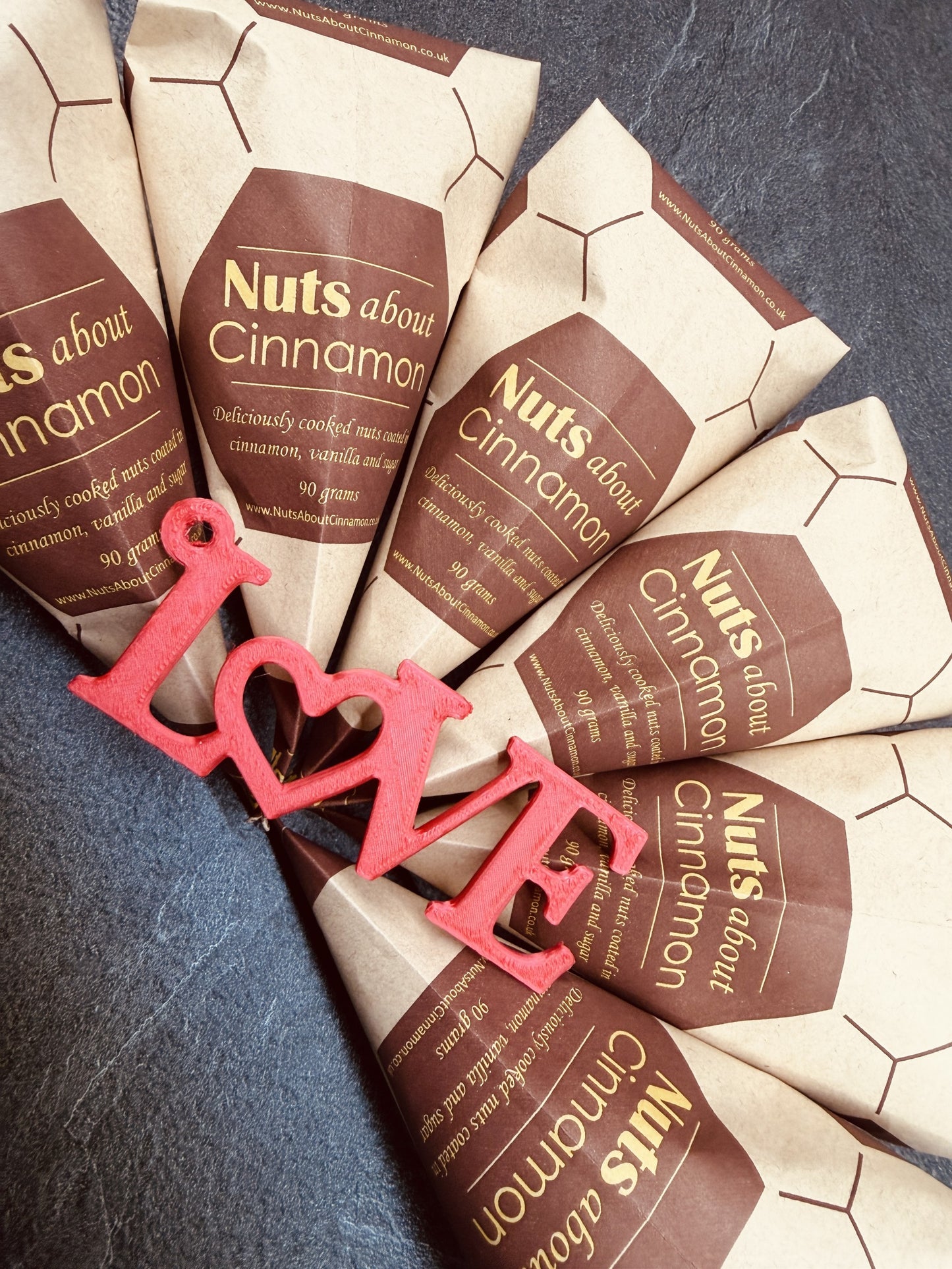 💗Valentines💗 Cinnamon Glazed Nut Cone Gift Bag